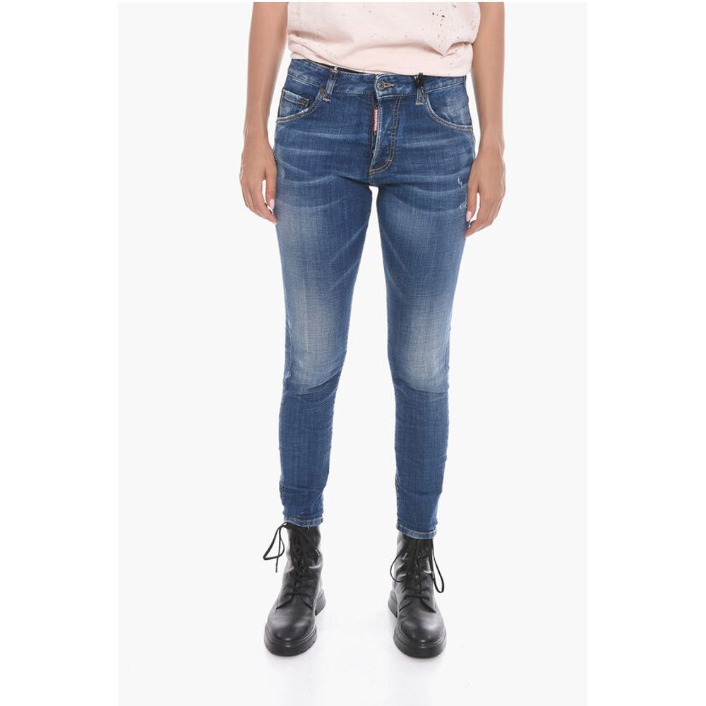 Dark Wash SKINNY FIT Denims with Belt Loops 14cm