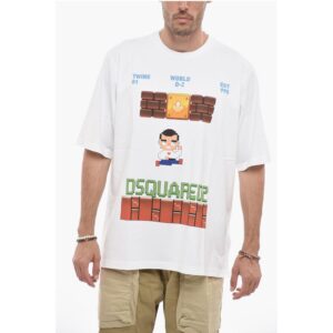 Skater Fit T-shirt with Graphic Print