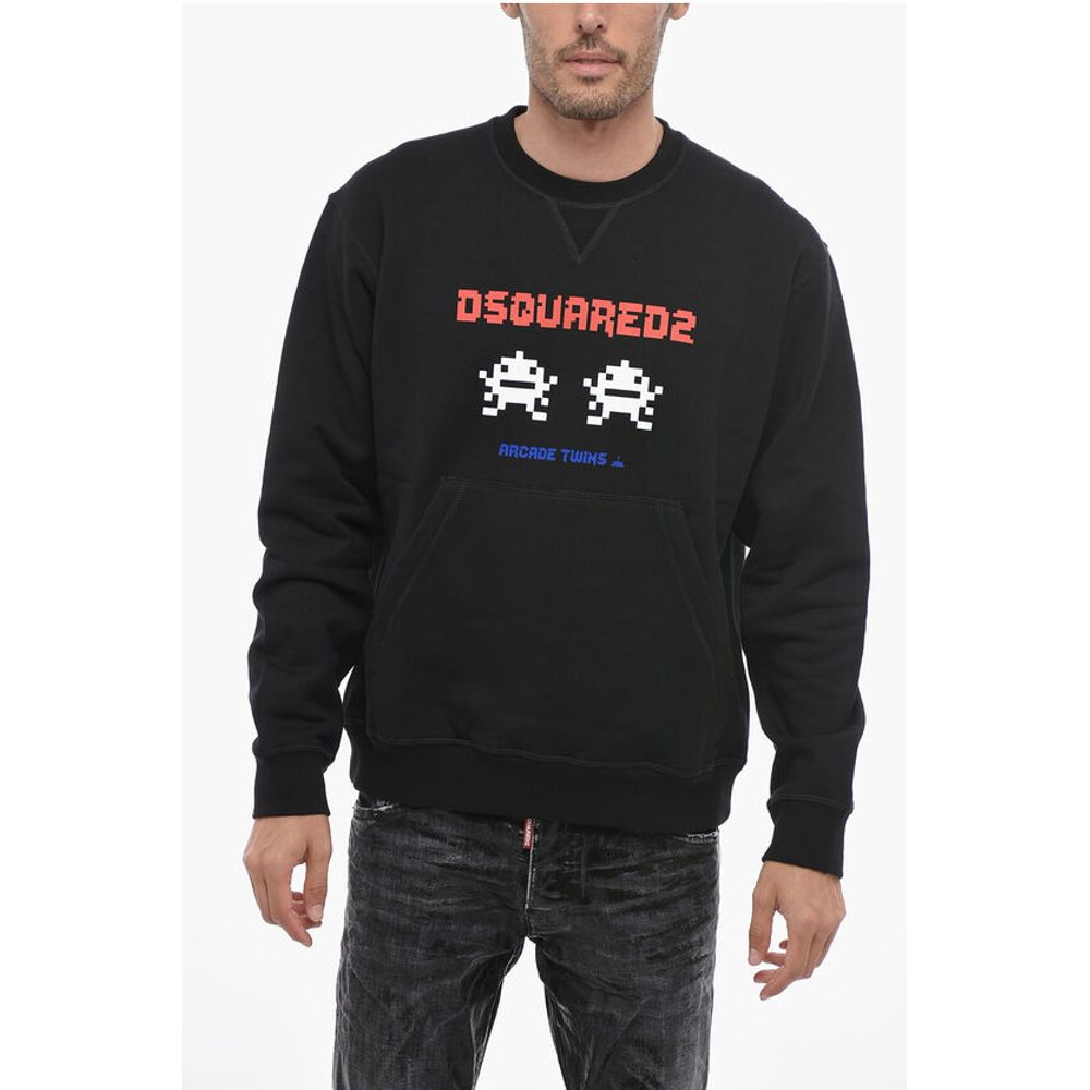 ARCADE TWINS Hoodie Sweatshirt with Logo Print