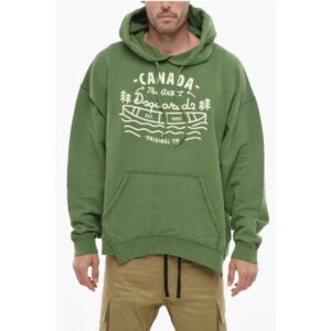 RAGIAN Hoodie Sweatshirt with Lettering Print