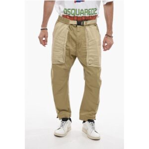 Two-toned Pully Pants with Buckle