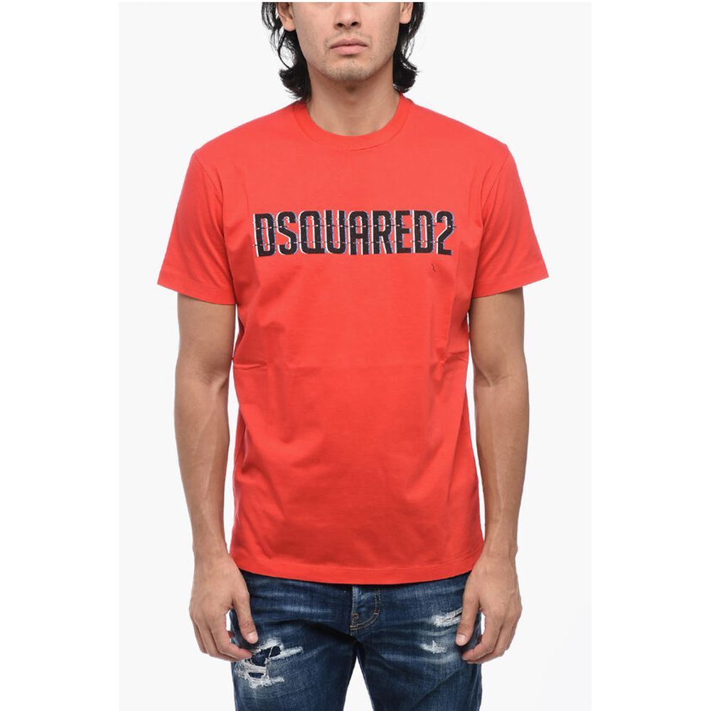 Cotton Crew-Neck T-shirt with Logo