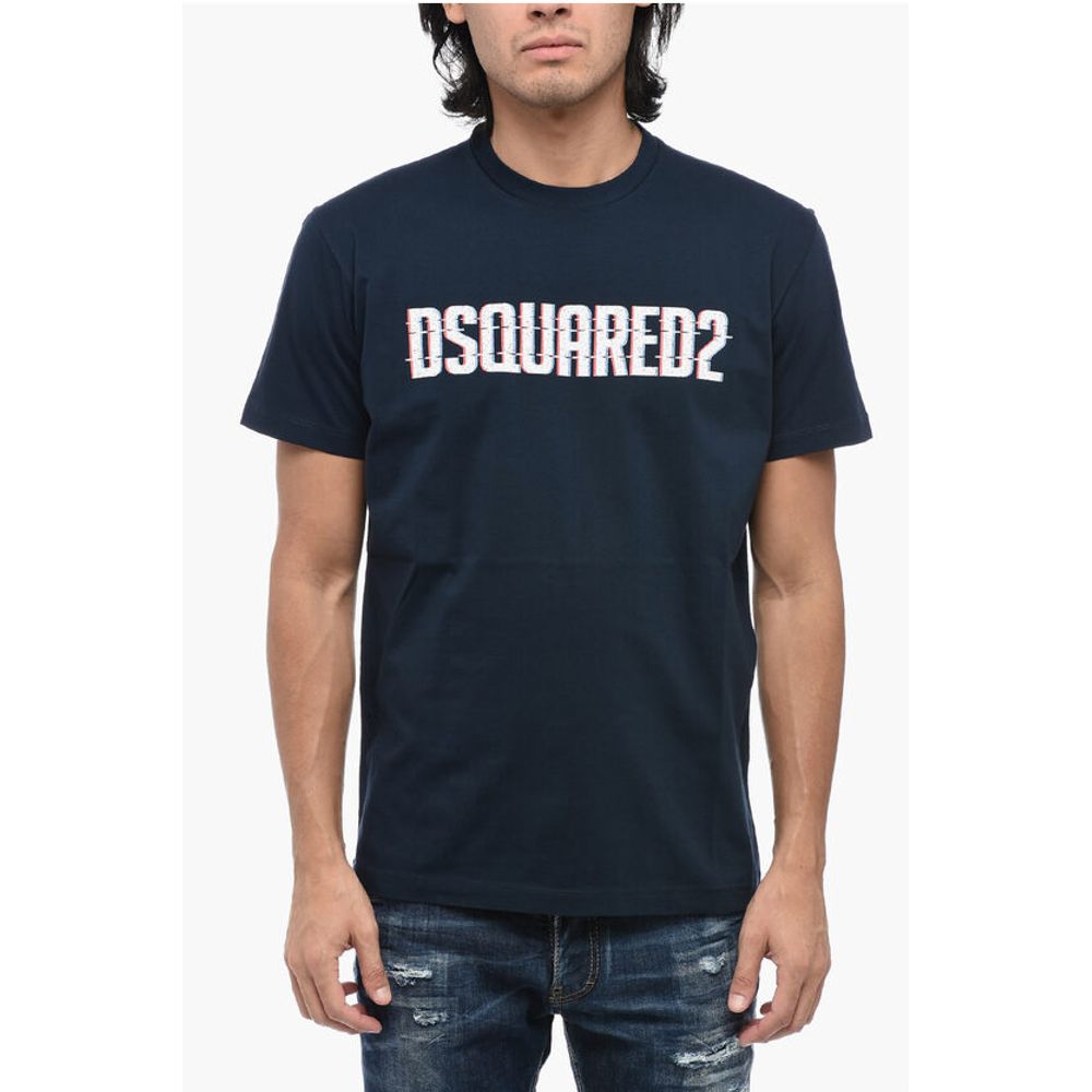 Cotton Crew-Neck T-shirt with Logo