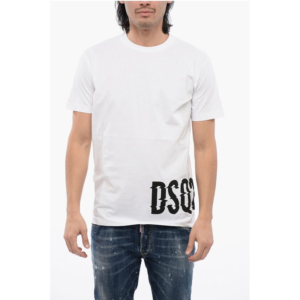 Cotton Cool Fit T-Shirt with Printed Logo