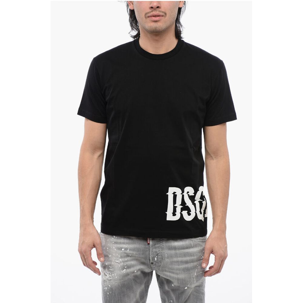 Cotton Cool Fit T-Shirt with Printed Logo