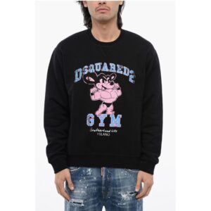 Crew Neck Cool Fit D2 GYM Brushed Cotton Sweatshirt