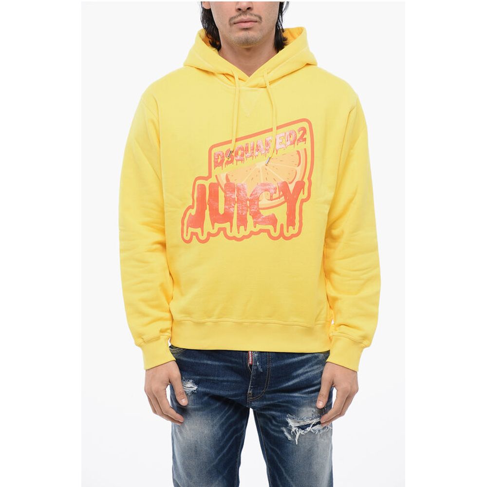 Cool-fit Hoodie Sweatshirt with Glossy Silicon Print