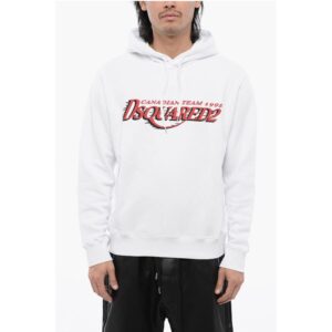 Cool-fit Hoodie Sweatshirt with Logo Print