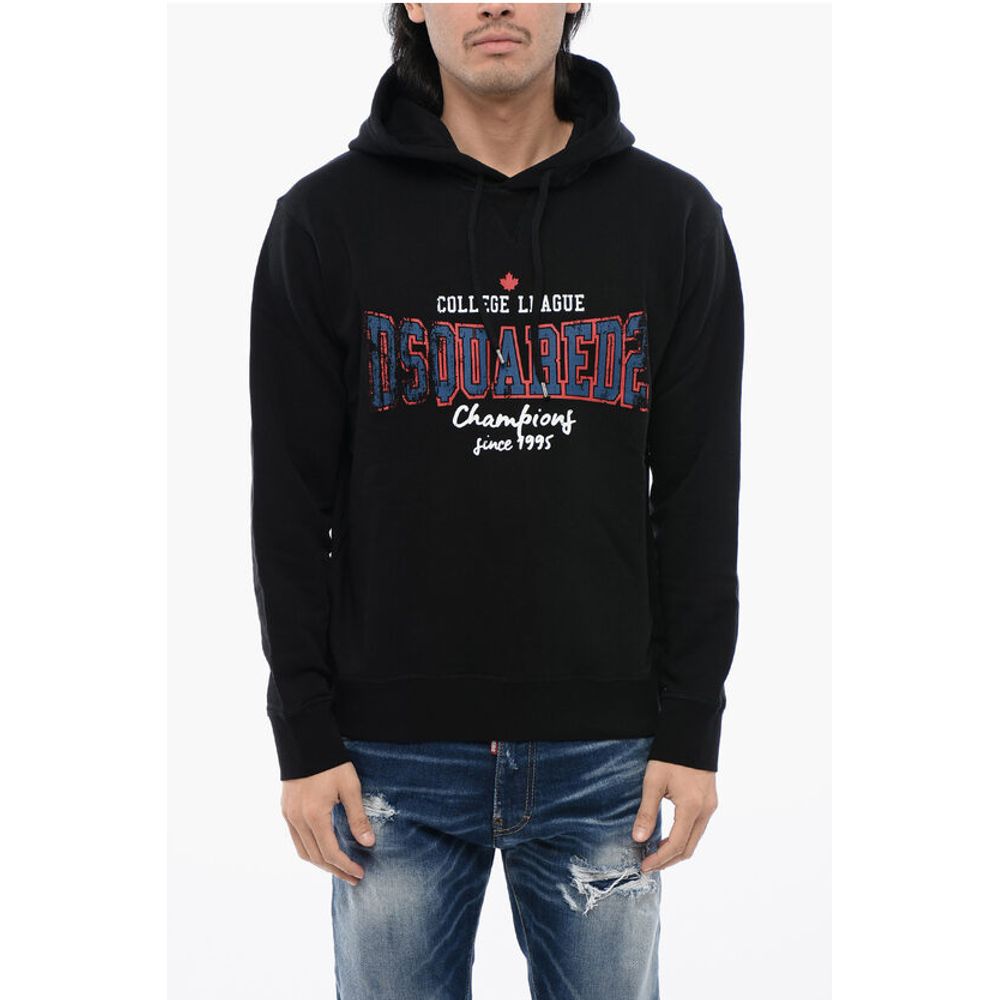 Cool-fit Hoodie Sweatshirt with Logo Print