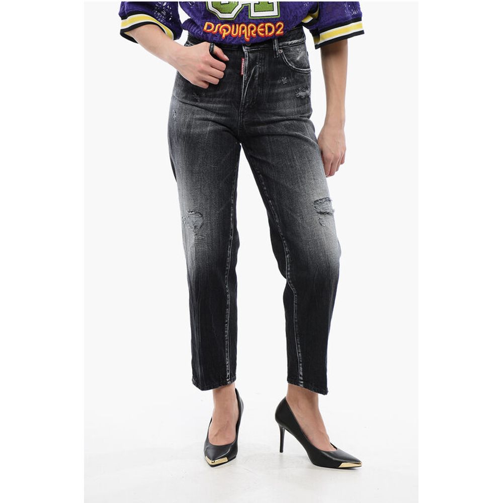 Distressed Boston Fit Denims 18cm