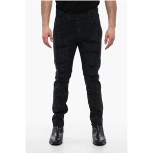 All-over Rhinestoned Denims
