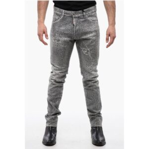 Distressed Cool Guy Denims with Studs