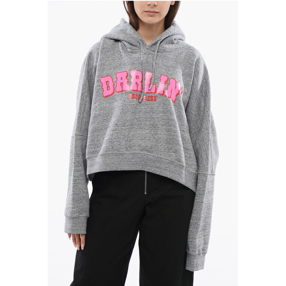 Printed DARLIN Melange Hoodie