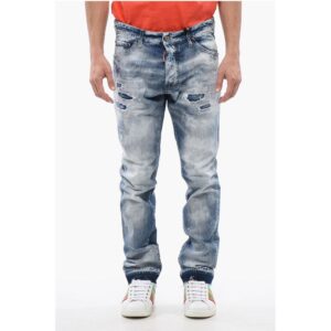 Distressed Effect Cool Guy Fit Jeans