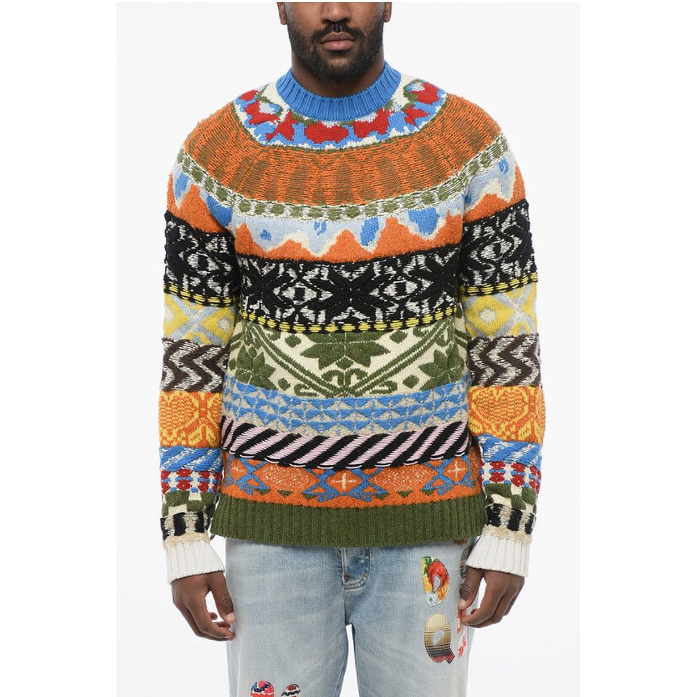 Fairisle Patterned GLOBETROTTER Wool Blend Pullover