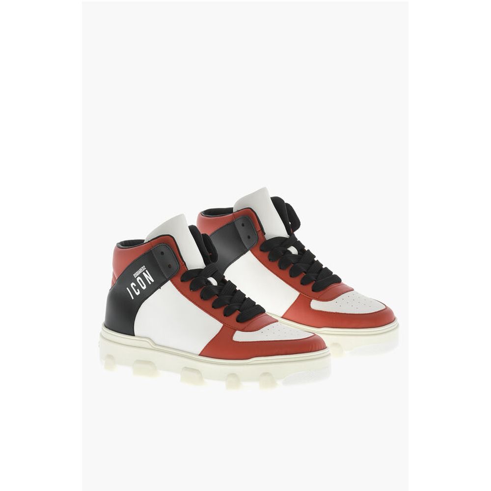 Leather BASKET High-Top Sneakers