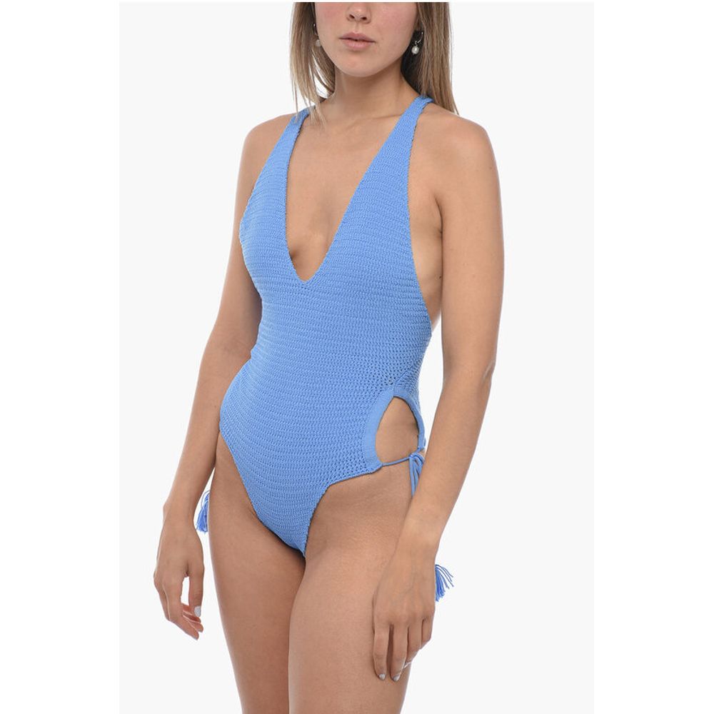 Crochet LIN One Piece Swimsuit with Cut-Out Details