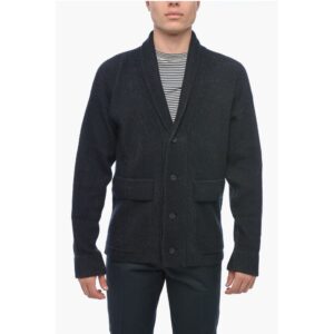 USE THE EXISTING Wool Blend Cardigan with Shawl Lapel