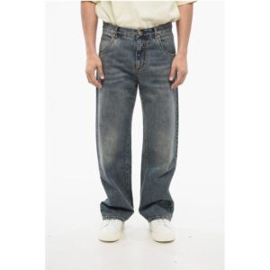 Vintage Washed Straight Fit Denims 24cm