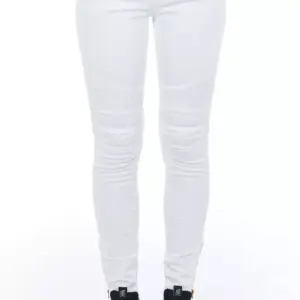White Cotton Women's Jean