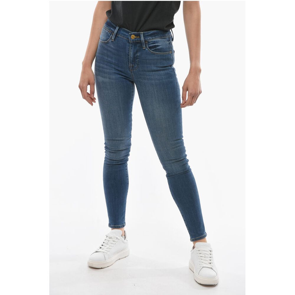 High Waist Skinny Fit Jeans 12cm