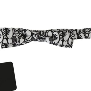 Exquisite Silk Bow Tie with Pattern