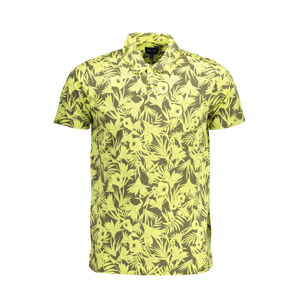 Yellow Cotton Polo Shirt