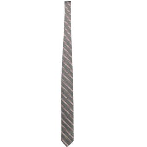 Gray Silk Ties & Bowty