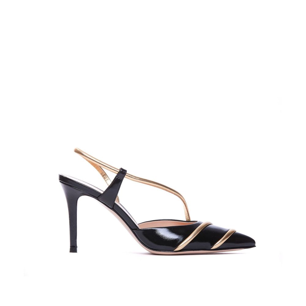 Leather Slingback Pumps