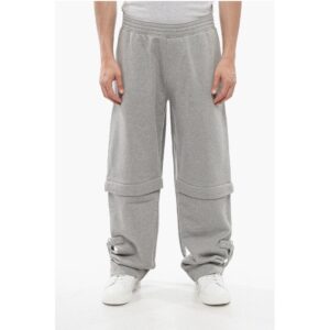 Brushed Cotton Sweatpants with Suspenders