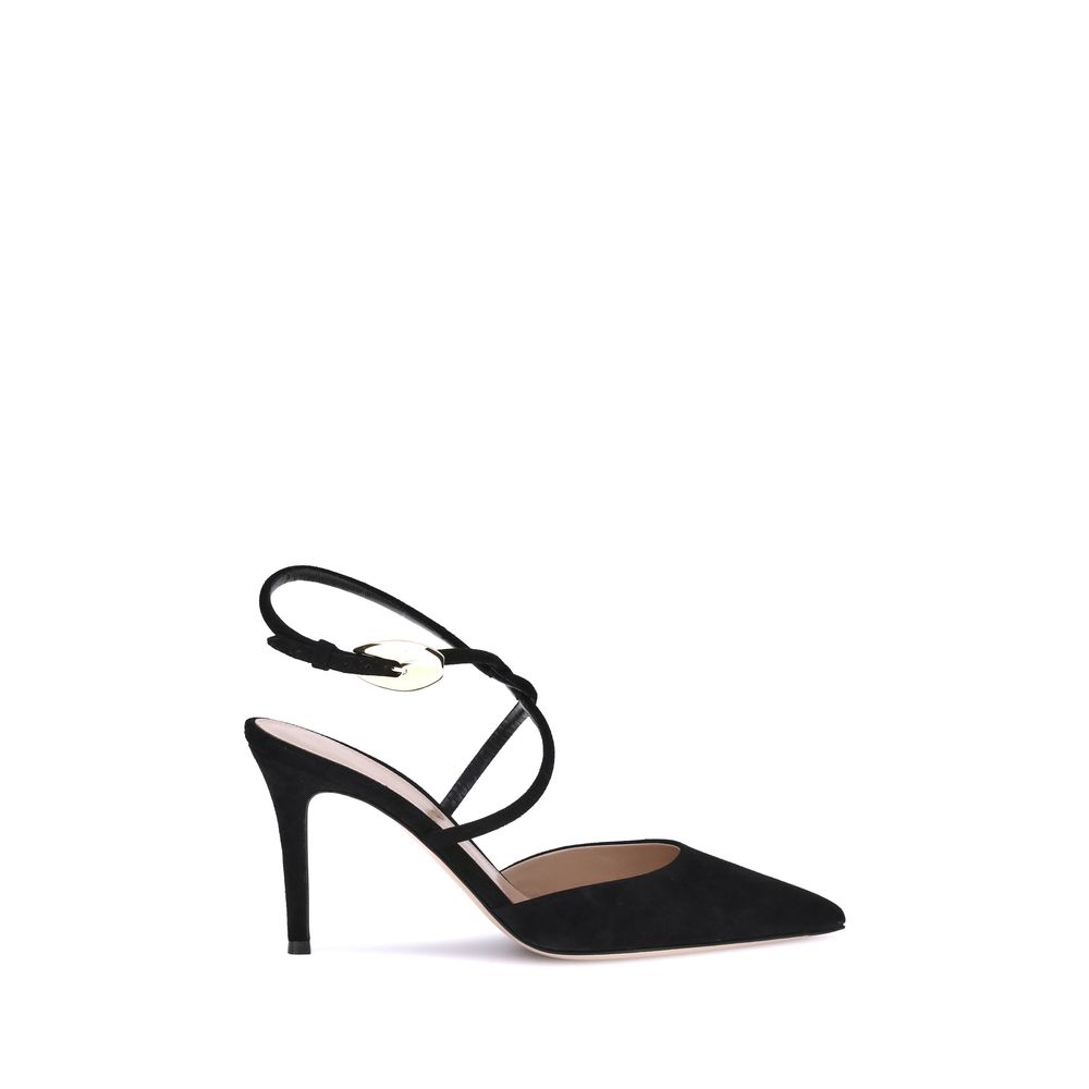 Suede Pums