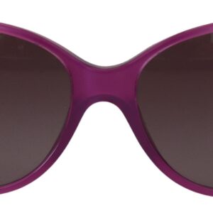 Chic Purple Acetate Round Sunglasses