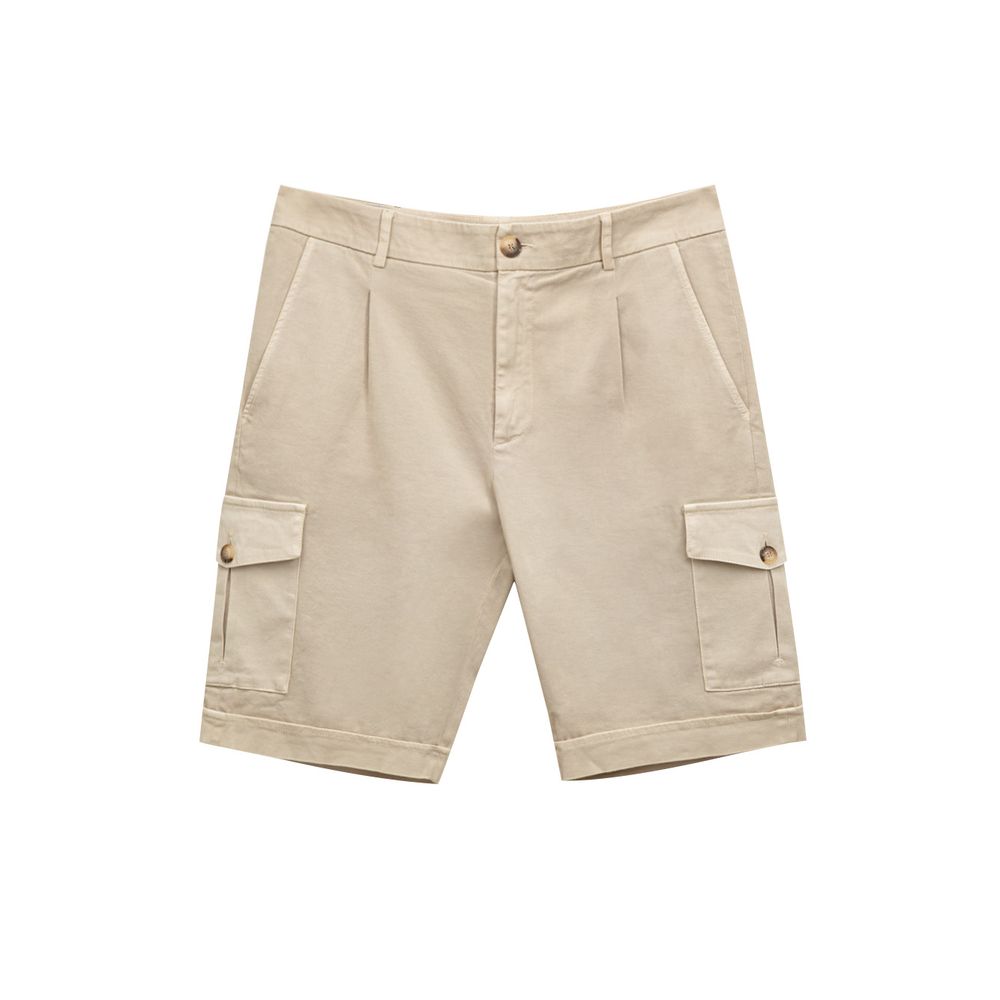 Beige Cotton Cargo