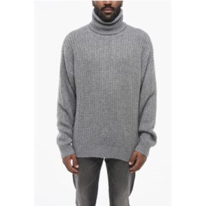 Turtleneck Cashmere and Silk Pullover