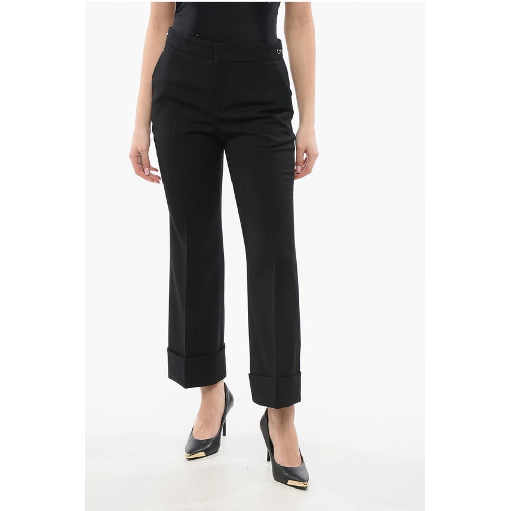 Wool Pants with Side Clamp