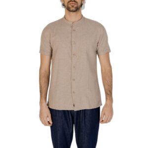 Beige Linen Shortsleeve