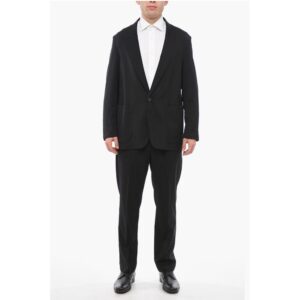 Unlined CAPITOLO Suit with Peak Lapel