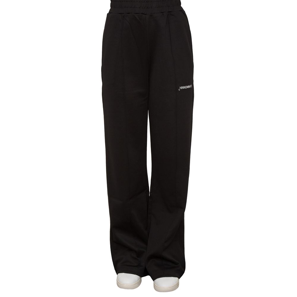 Black Polyester Jeans & Pant