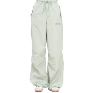 Green Nylon Jeans & Pant