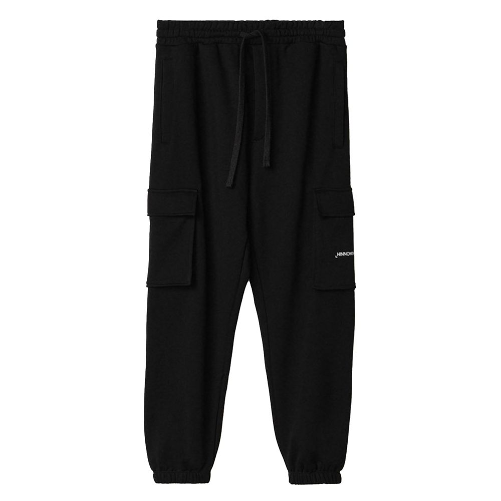 Black Cotton Jeans & Pant