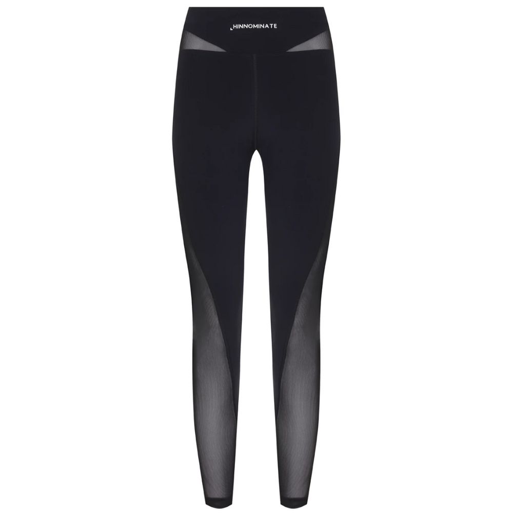 Black Polyamide Jeans & Pant