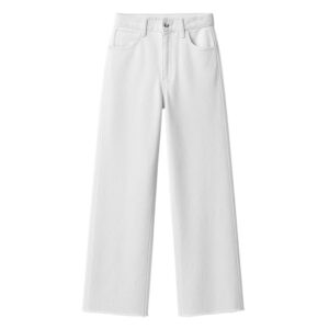 White Cotton Jeans & Pant
