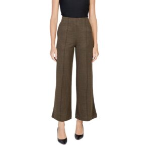 Green Polyester Jeans & Pant