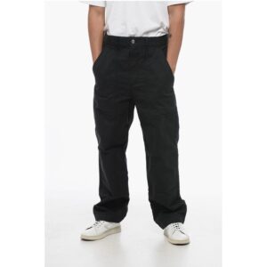 Cotton Carrot Fit Pants with Belt Loops