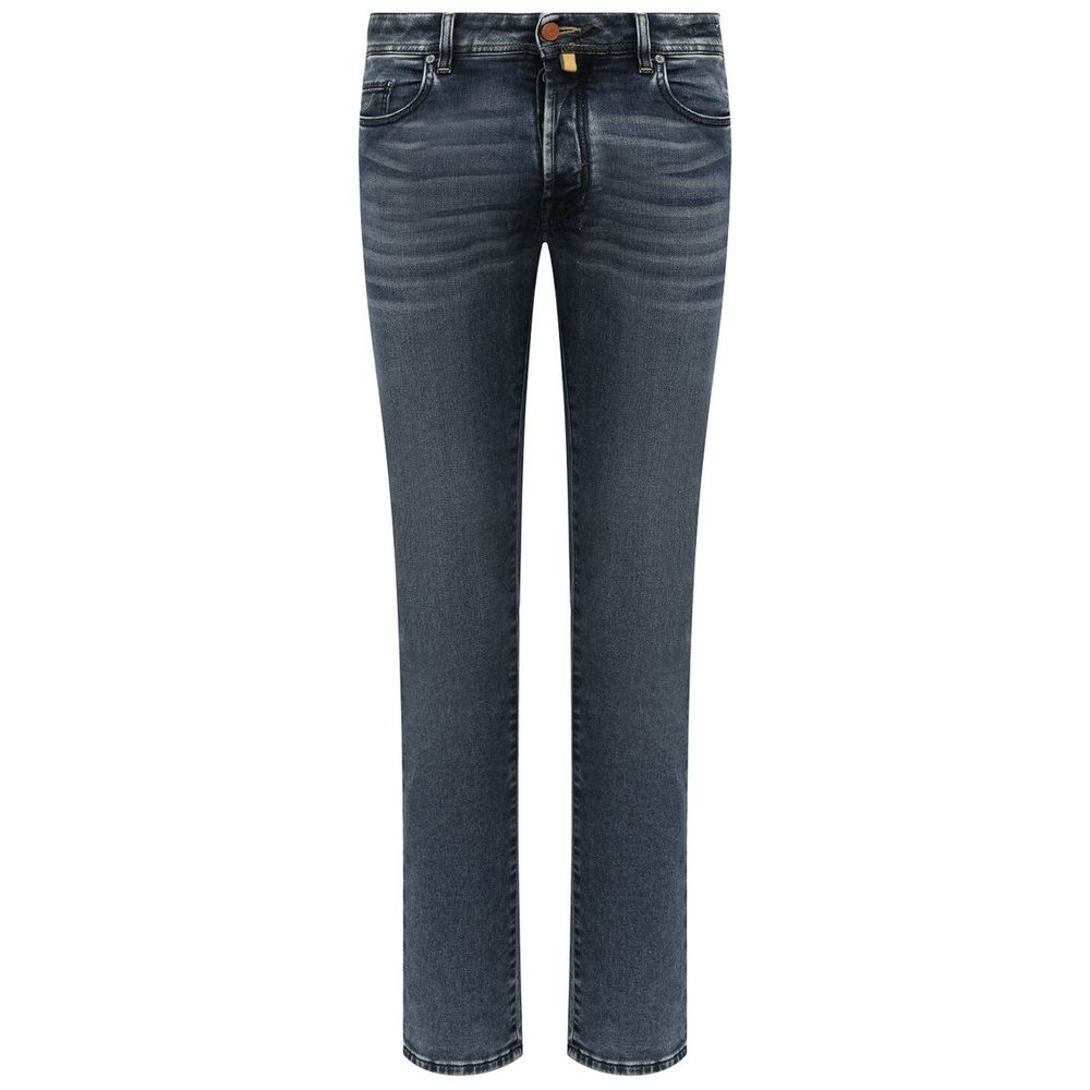 Blue Cotton Jeans & Pant