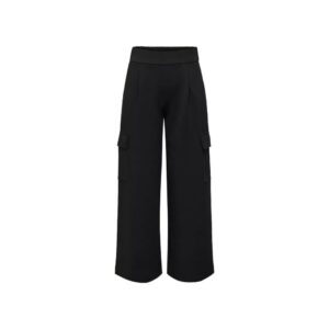 Black Polyester Jeans & Pant