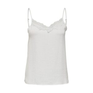 White Polyester Tank Top