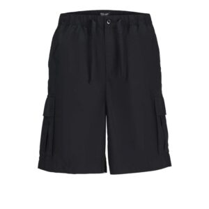 Black Cotton Bermuda