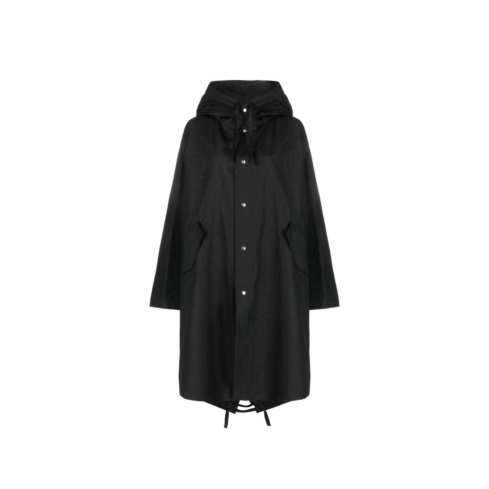Mid-Length Cotton Hooded Parka