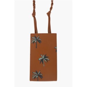 Printed Leather Crossbody Smatphone Cover